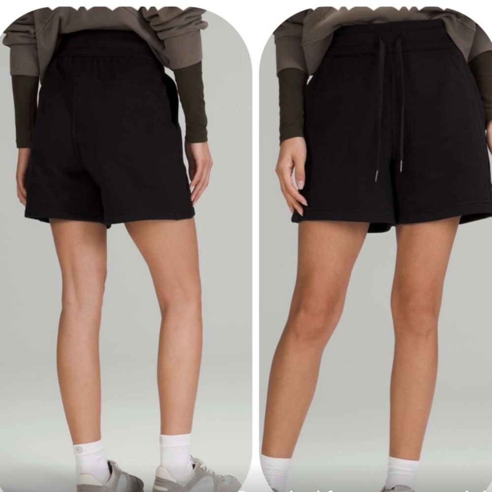 Lululemon Scuba High-Rise Short 5" Black size 12 NWOT